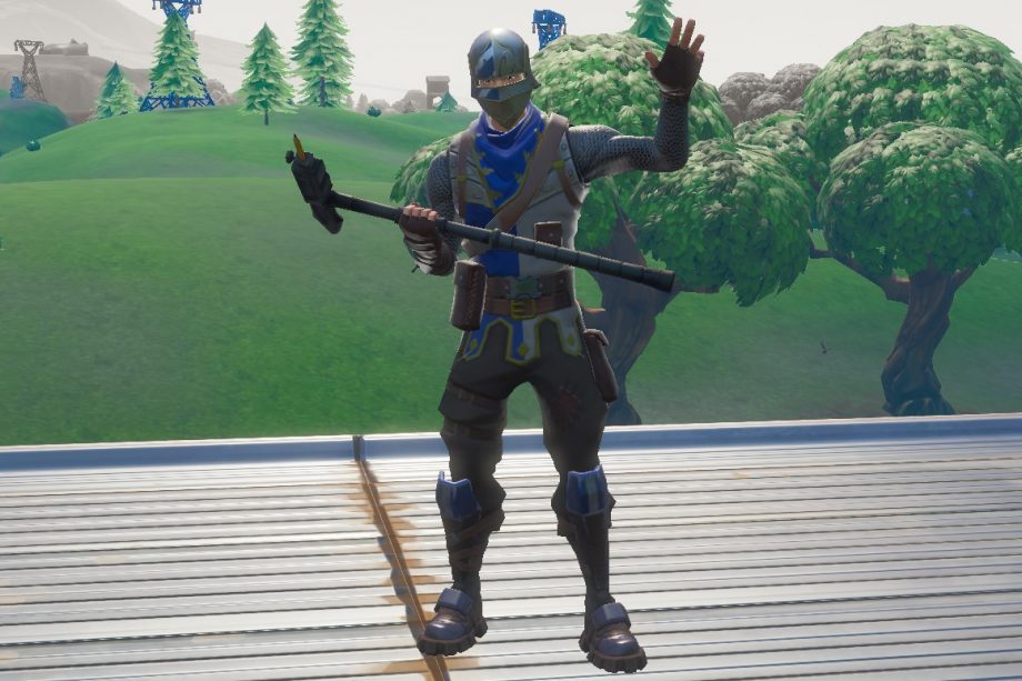 Fortnite Blue Squire skin from Season 2 Battle Pass