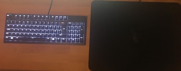 My all Cooler Master set up with MM710 mouse, MasterKeys keyboard and MP510 mouse pad