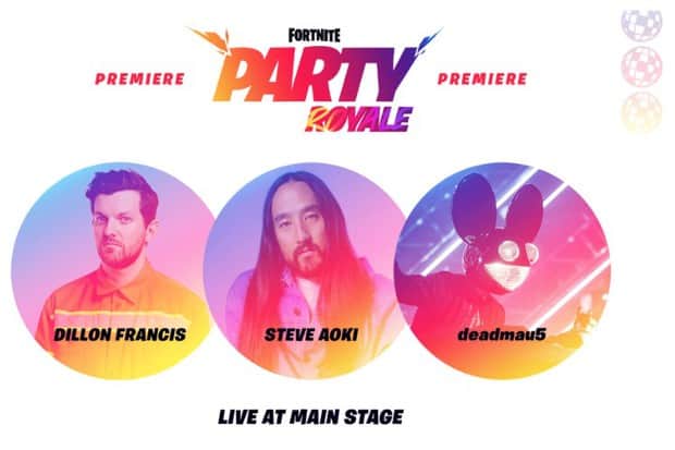 Party Royale Premiere with Dillon Francis, Steve Aoki, and Deadmau5