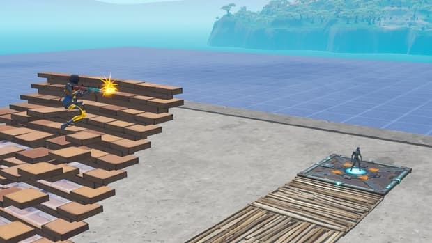 Shooting your own ramp because you are positioned too low
