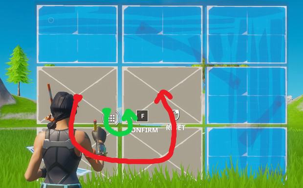 Small crosshair movement when editing in Fortnite